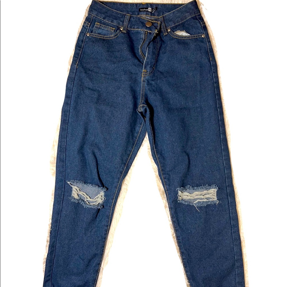 Boohoo mom jeans XS